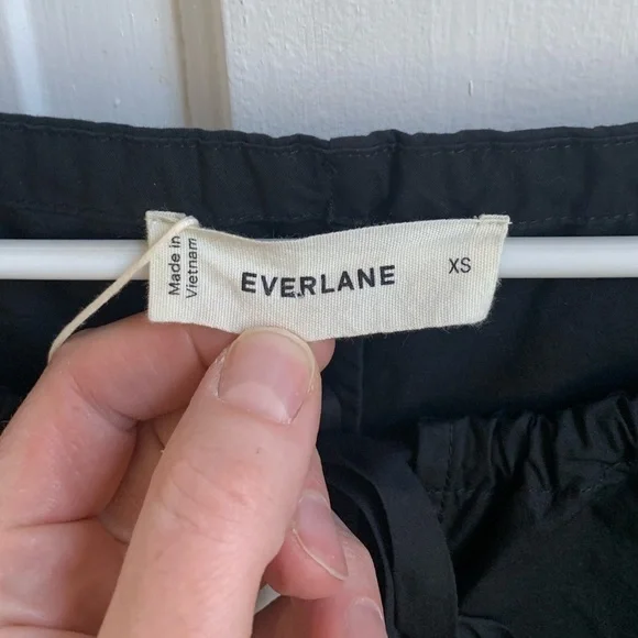 NWT Everlane Supima Puff Sleeve Maxi Dress Black XS - Picture 6 of 10